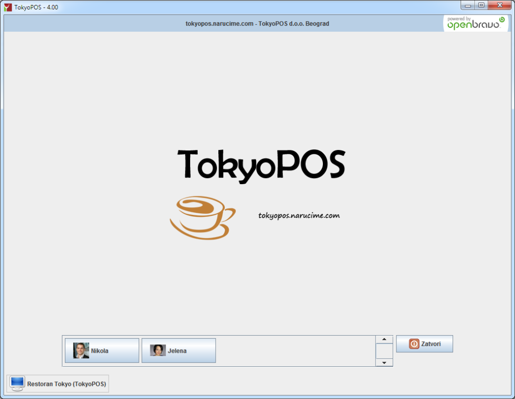 tokyopos program za ugostiteljstvo - prijava konobara